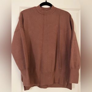 Abercrombie & Fitch LuxeLoft Oversized Legging-Friendly Crew Sweater